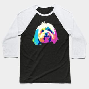 Havanese Pop Art - Dog Lover Gifts Baseball T-Shirt